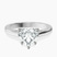 Pre-Designed Platinum Nina Dobrev Solitaire 2mm Lab Diamond Ring