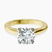 18kt Yellow Gold Teagan Solitaire 2mm Lab Diamond Ring