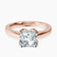 Shye Petal Solitaire Lab Diamond Engagement Ring in 10kt Rose Gold