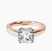 Shye Petal Solitaire Lab Diamond Engagement Ring in 10kt Rose Gold