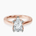 Shye Petal Solitaire Lab Diamond Engagement Ring in 10kt Rose Gold