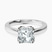 Shye Petal Solitaire Lab Diamond Engagement Ring in 18kt White Gold