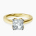 Shye Petal Solitaire Lab Diamond Engagement Ring in 10kt Yellow Gold