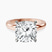 Pre-Designed 14kt Rose Gold Arielle Solitaire Lab Diamond Ring