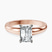 Pre-Designed 14kt Rose Gold Arielle Solitaire Lab Diamond Ring