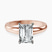 Arielle Solitaire Lab Diamond Engagement Ring in 18kt Rose Gold