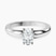 Pre-Designed 10kt White Gold Arielle Solitaire Lab Diamond Ring