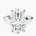 Pre-Designed 10kt White Gold Arielle Solitaire Lab Diamond Ring