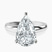 Pre-Designed 10kt White Gold Arielle Solitaire Lab Diamond Ring