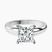 Arielle Solitaire Lab Diamond Engagement Ring in 10kt White Gold