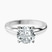 Arielle Solitaire Lab Diamond Engagement Ring in 10kt White Gold