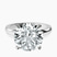 Pre-Designed 10kt White Gold Arielle Solitaire Lab Diamond Ring