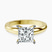 Arielle Solitaire Lab Diamond Engagement Ring in 10kt Yellow Gold