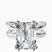 Pre-Designed 14kt White Gold Stella Criss Cross Solitaire Lab Diamond Ring