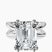 Pre-Designed 14kt White Gold Stella Criss Cross Solitaire Lab Diamond Ring