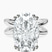 Pre-Designed 14kt White Gold Stella Criss Cross Solitaire Lab Diamond Ring