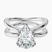 Stella Criss Cross Solitaire Lab Diamond Engagement Ring in 10kt White Gold