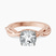 Evermore Solitaire Lab Diamond Engagement Ring in 18kt Rose Gold