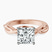 Evermore Solitaire Lab Diamond Engagement Ring in 9ct Rose Gold