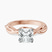 Evermore Solitaire Lab Diamond Engagement Ring in 9ct Rose Gold