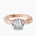 Evermore Solitaire Lab Diamond Engagement Ring in 9ct Rose Gold