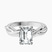 Evermore Solitaire Lab Diamond Engagement Ring in 9ct White Gold