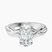 Evermore Solitaire Lab Diamond Engagement Ring in 9ct White Gold