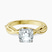 Evermore Solitaire Lab Diamond Engagement Ring in 18ct Yellow Gold