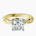 Evermore Solitaire Lab Diamond Engagement Ring in 9ct Yellow Gold