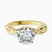 Evermore Solitaire Lab Diamond Engagement Ring in 10kt Yellow Gold