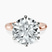 Pre-Designed 14kt Rose Gold Eva Six Prong Knife Edge Lab Diamond Ring