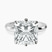 Pre-Designed 10kt White Gold Eva Six Prong Knife Edge Lab Diamond Ring
