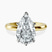 Pre-Designed 14kt Yellow Gold Eva Six Prong Knife Edge Lab Diamond Ring