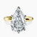 Pre-Designed 14kt Yellow Gold Eva Six Prong Knife Edge Lab Diamond Ring