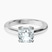 Demi Four Prong Lab Diamond Engagement Ring in 9ct White Gold