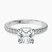 Pre-Designed Platinum Kourtney Kardashian Secret Double Halo Eternity Lab Diamond Ring