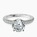 Platinum Jia Secret Double Halo Eternity Lab Diamond Ring