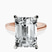 Pre-Designed 14kt Rose Gold Elsa Hidden Accents Solitaire Lab Diamond Ring