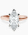 Pre-Designed 14kt Rose Gold Demi Lovato Hidden Accents Solitaire Lab Diamond Ring