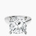 Pre-Designed Platinum Elsa Hidden Accents Solitaire Lab Diamond Ring