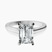 Pre-Designed Platinum Demi Lovato Hidden Accents Solitaire Lab Diamond Ring