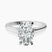 Pre-Designed Platinum Demi Lovato Hidden Accents Solitaire Lab Diamond Ring