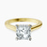 Pre-Designed 14kt Yellow Gold Demi Lovato Hidden Accents Solitaire Lab Diamond Ring