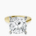 Pre-Designed 14kt Yellow Gold Elsa Hidden Accents Solitaire Lab Diamond Ring