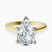 Pre-Designed 14kt Yellow Gold Elsa Hidden Accents Solitaire Lab Diamond Ring