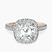 Pre-Designed 18kt Rose Gold Klarissa Halo Lab Diamond Eternity Ring