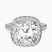 Pre-Designed 14kt Rose Gold Klarissa Halo Lab Diamond Eternity Ring