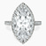 Pre-Designed 14kt Rose Gold Klarissa Halo Lab Diamond Eternity Ring