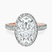 Pre-Designed 14kt Rose Gold Klarissa Halo Lab Diamond Eternity Ring