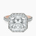 Pre-Designed 18kt Rose Gold Klarissa Halo Lab Diamond Eternity Ring